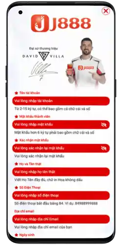 Đăng Ký Tài Khoản J888